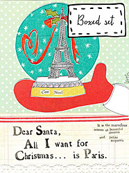 Christmas In Paris Holiday Card (Box of 8) Christmas In Paris Holiday Card (Box of 8)