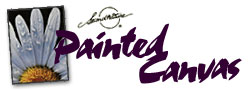 Painted Canvas Greeting Cards by Second Nature UK