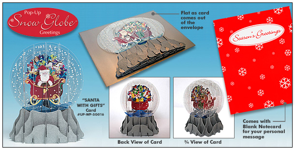 Pop-Up Snow Globe Greetings by Up With Paper