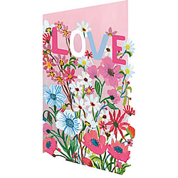 Love Flowers Card