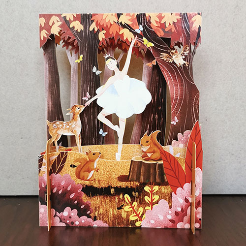 Ballerina Card - Click Image to Close