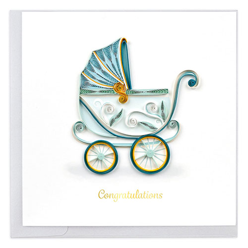 Baby Buggy Card - Click Image to Close