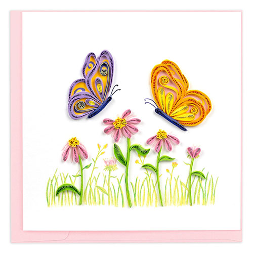 Bright Butterflies Card - Click Image to Close