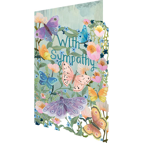 Flowers Card (Sympathy) - Click Image to Close