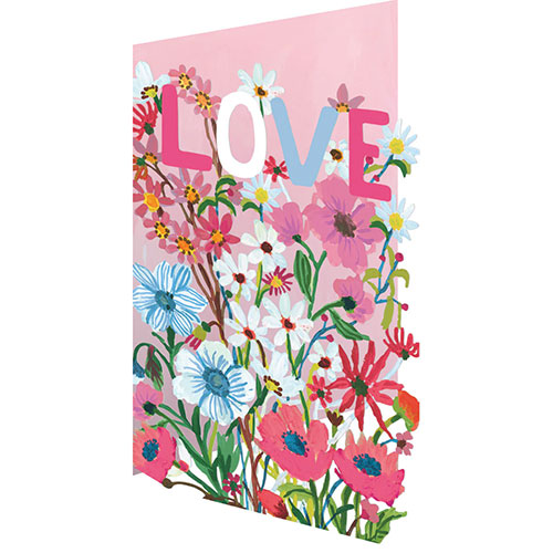 Love Flowers Card - Click Image to Close