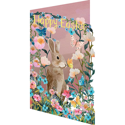 Easter Rabbit Card - Click Image to Close