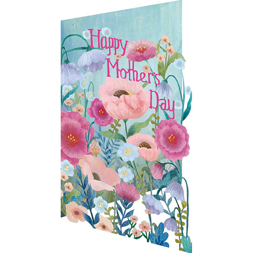 Happy Mother's Day Flowers Card - Click Image to Close