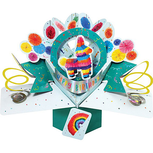 Pinata Birthday Card - Click Image to Close