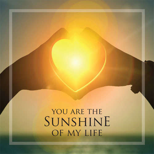 You Are The Sunshine Of My Life Card - Click Image to Close