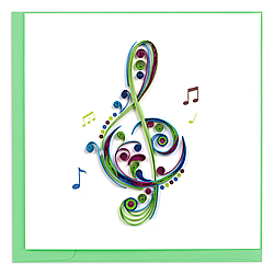 Treble Clef Card