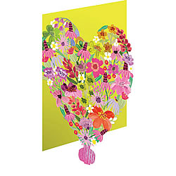 Flower Heart Card