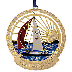 Sailing Serenity Ornament