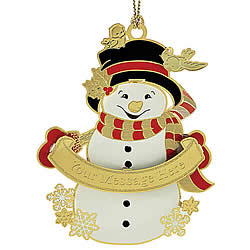 Classic Snowman Ornament